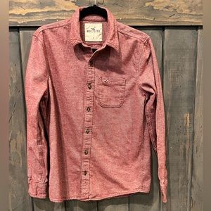 Flannel Hollister button down shirt